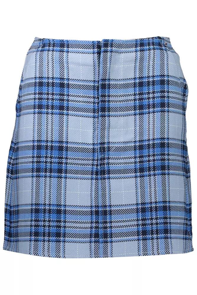 Tommy Hilfiger Light Blue Cotton Women Skirt - Arichezz.store