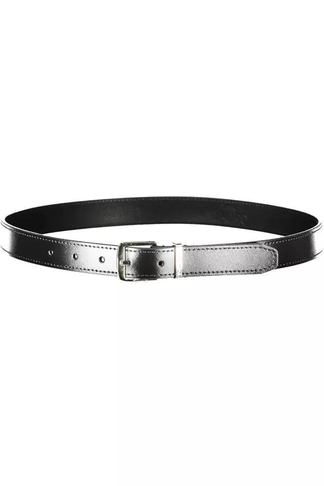 Calvin Klein Black Leather Women Belt - Arichezz.store