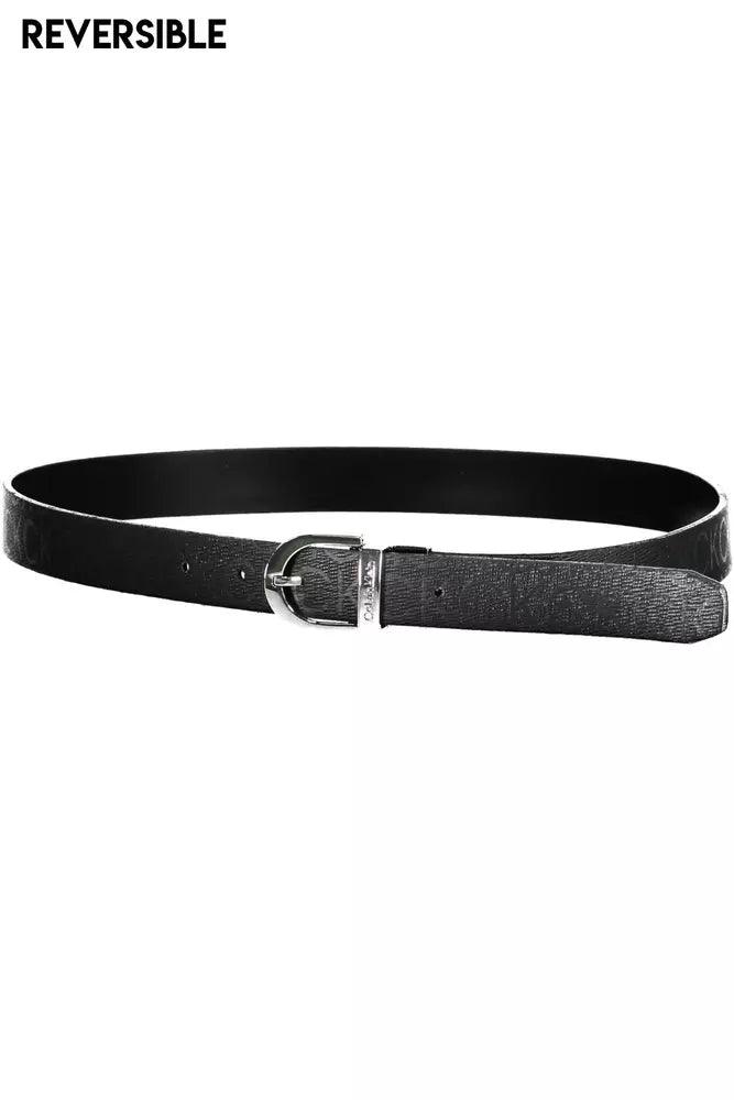 Calvin Klein Black Polyester Women Belt - Arichezz.store