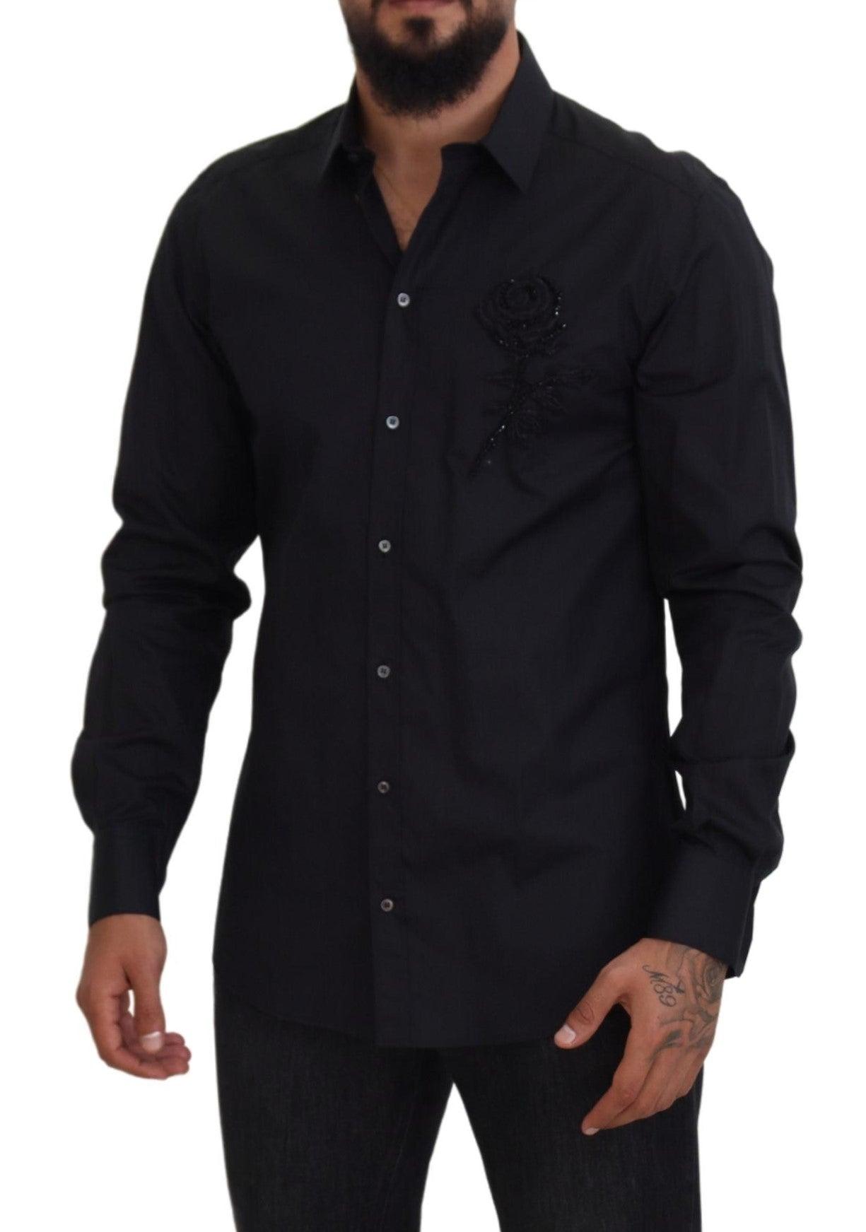 Dolce & Gabbana Elegant Slim Fit Formal Dress Shirt - Arichezz.store