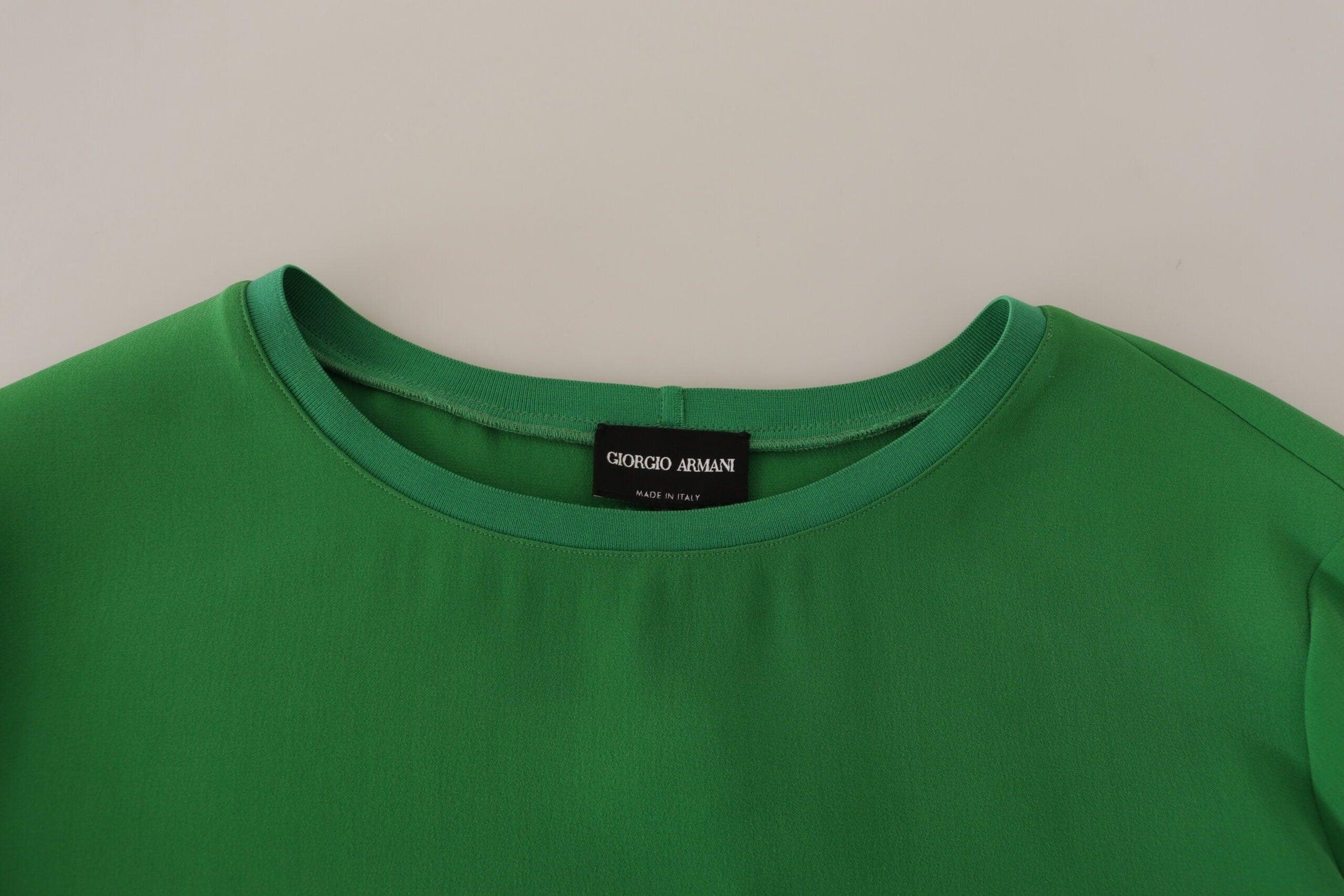 Armani Elegant Silk Long Sleeve Sweater in Lush Green - Arichezz.store