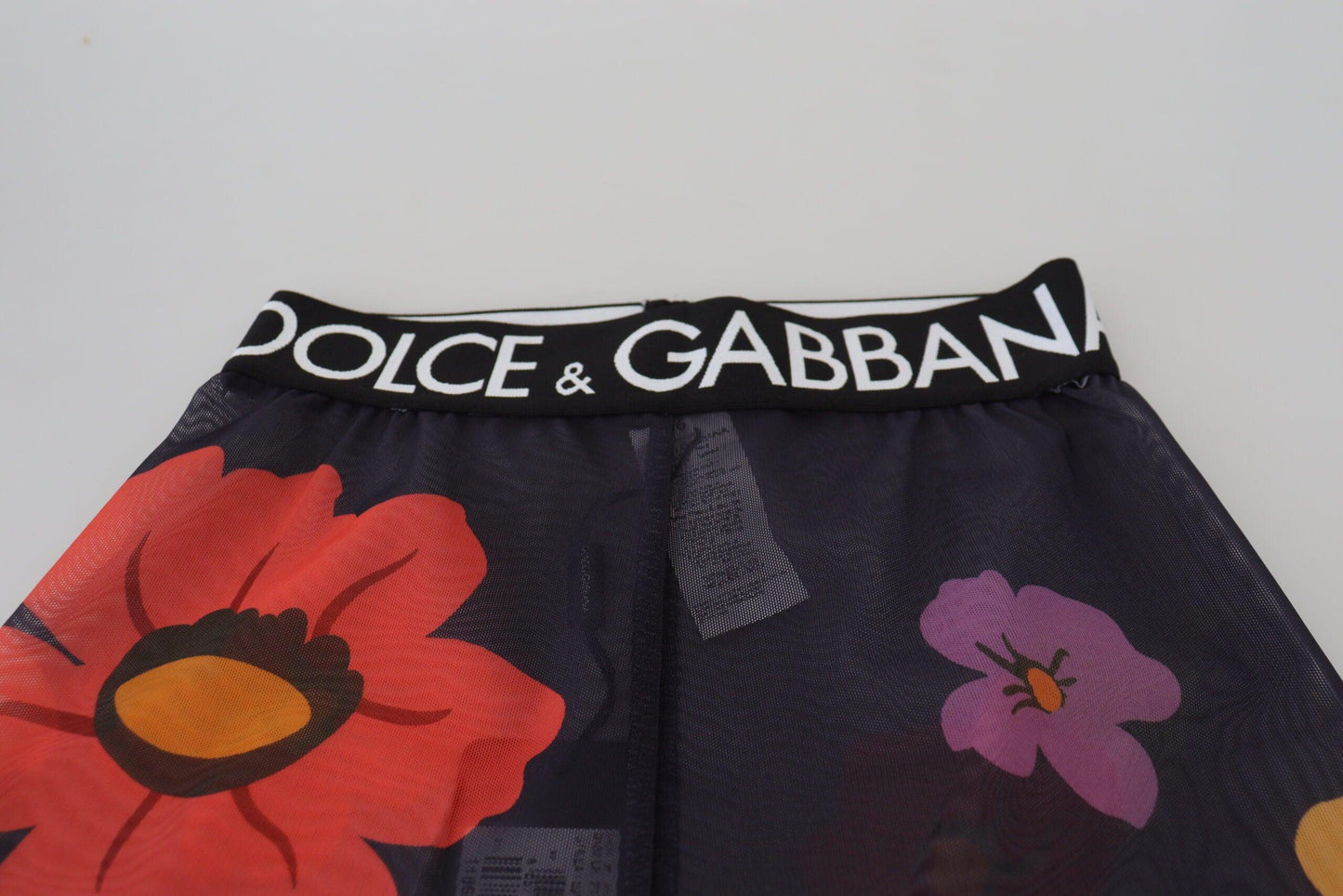 Dolce & Gabbana Elegant Floral Print High Waist Leggings - Arichezz.store