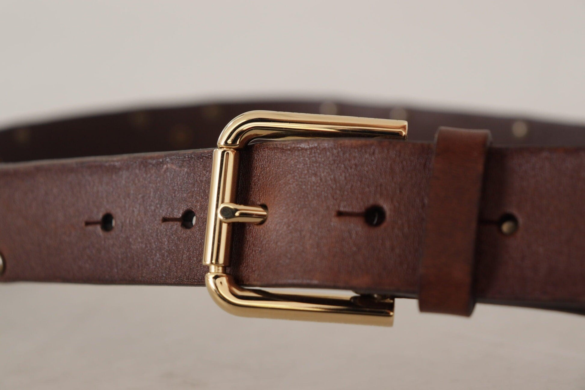 Dolce & Gabbana Elegant Leather Belt with Metal Buckle - Arichezz.store