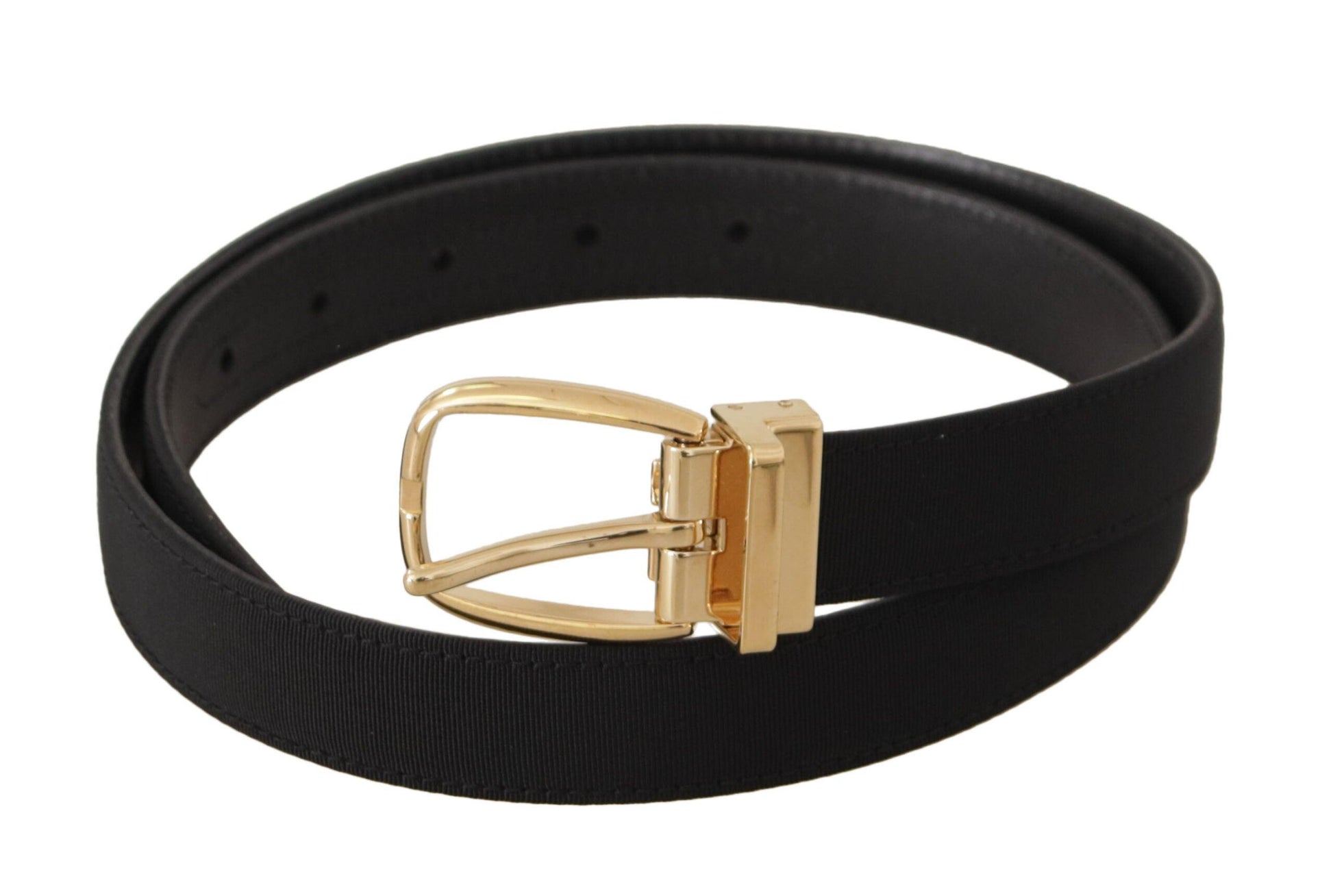 Dolce & Gabbana Elegant Black Leather Belt - Arichezz.store