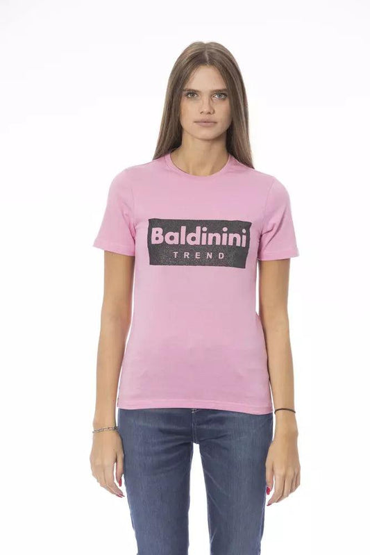 Baldinini Trend Multicolor Cotton Women T-Shirt - Arichezz.store