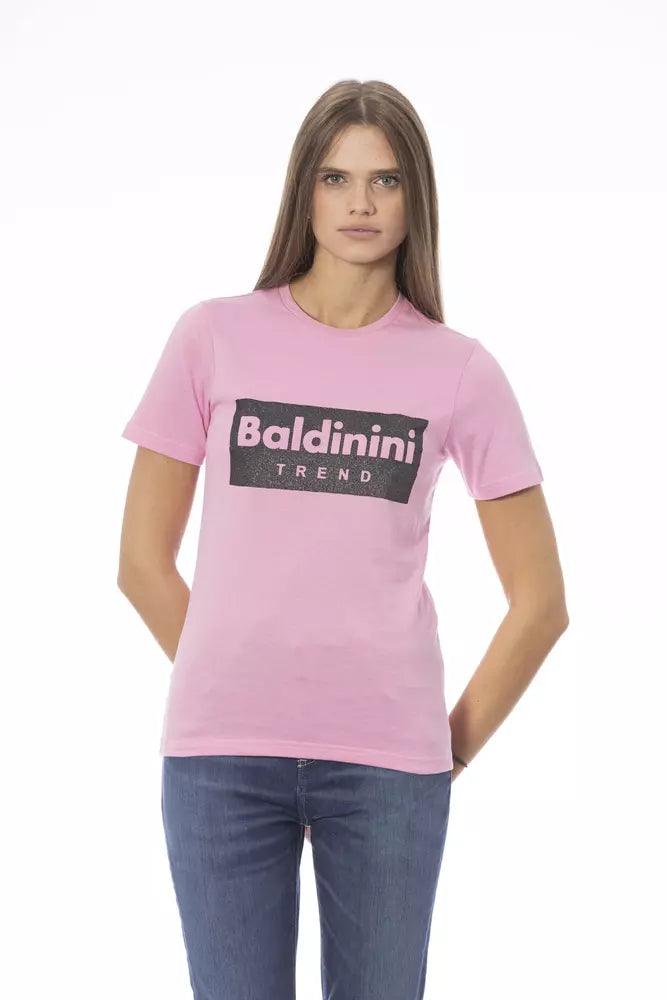 Baldinini Trend Multicolor Cotton Women T-Shirt - Arichezz.store