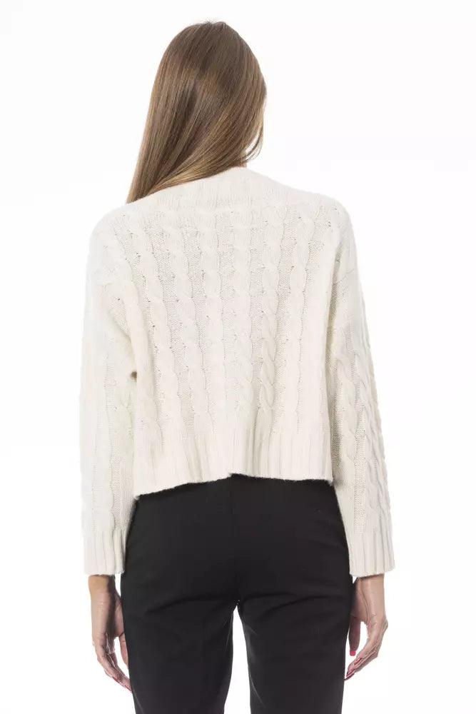 Baldinini Trend Beige Wool Women Sweater - Arichezz.store