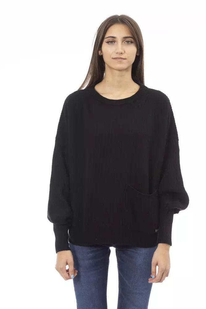 Baldinini Trend Black Cashmere Women Sweater - Arichezz.store