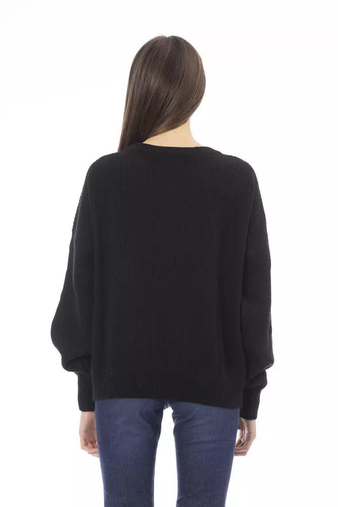 Baldinini Trend Black Cashmere Women Sweater - Arichezz.store