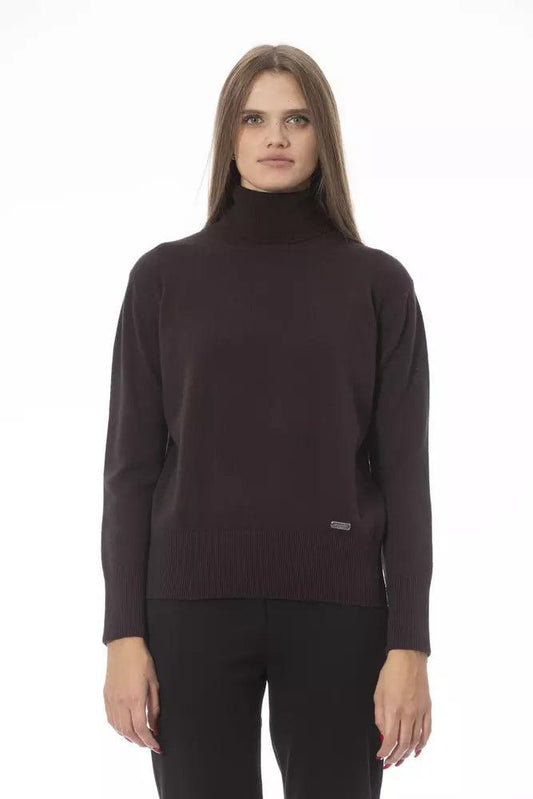 Baldinini Trend Brown Wool Women Sweater - Arichezz.store