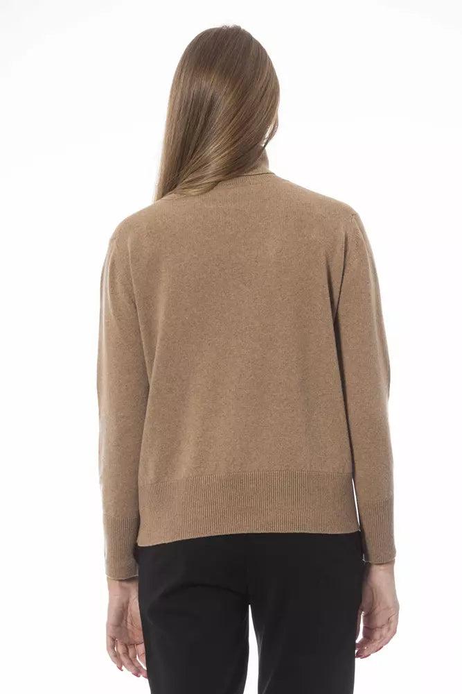 Baldinini Trend Beige Wool Women Sweater - Arichezz.store