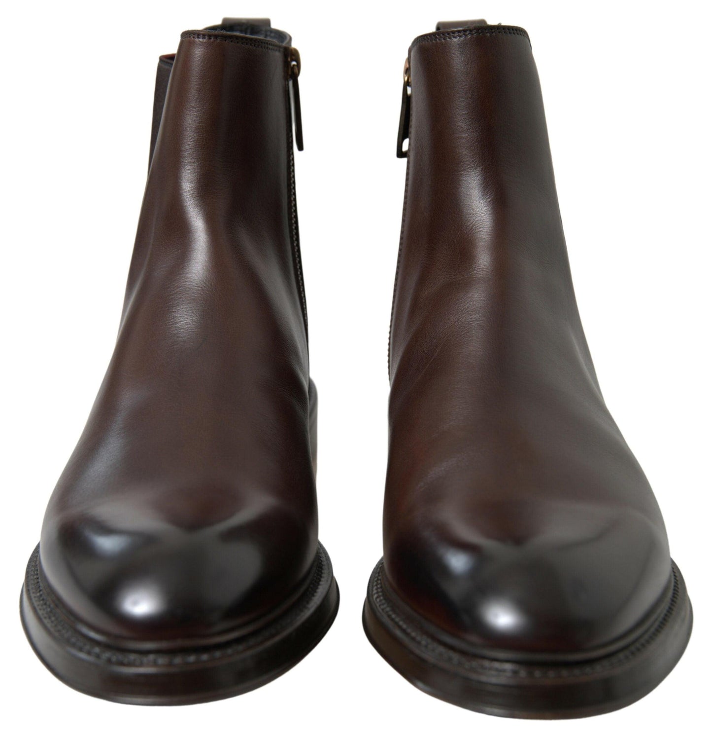 Dolce & Gabbana Elegant Leather Chelsea Boots - Arichezz.store