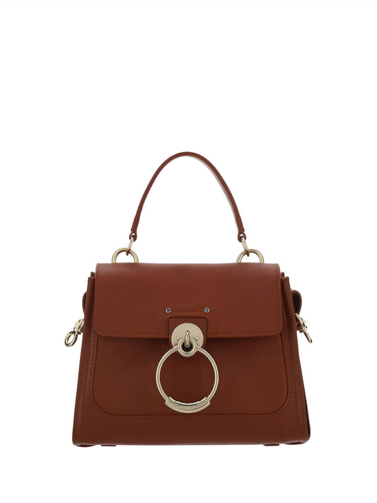 Chloé Elegant Sepia Brown Calfskin Shoulder Handbag - Arichezz.store