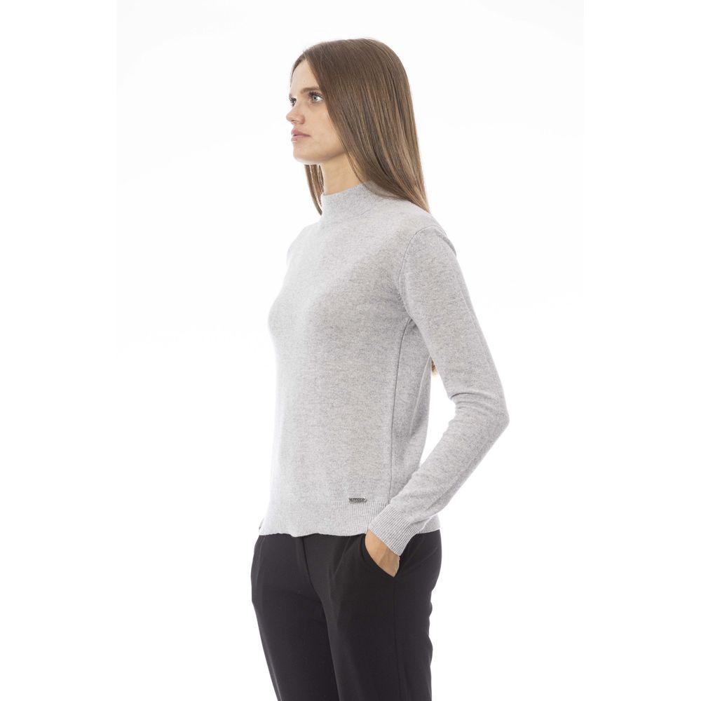 Baldinini Trend Gray Cashmere Women Sweater - Arichezz.store