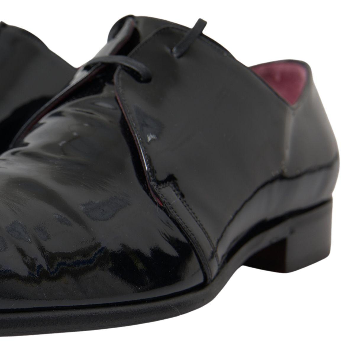 Dolce & Gabbana Elegant Black Patent Leather Formal Men's Shoes - Arichezz.store