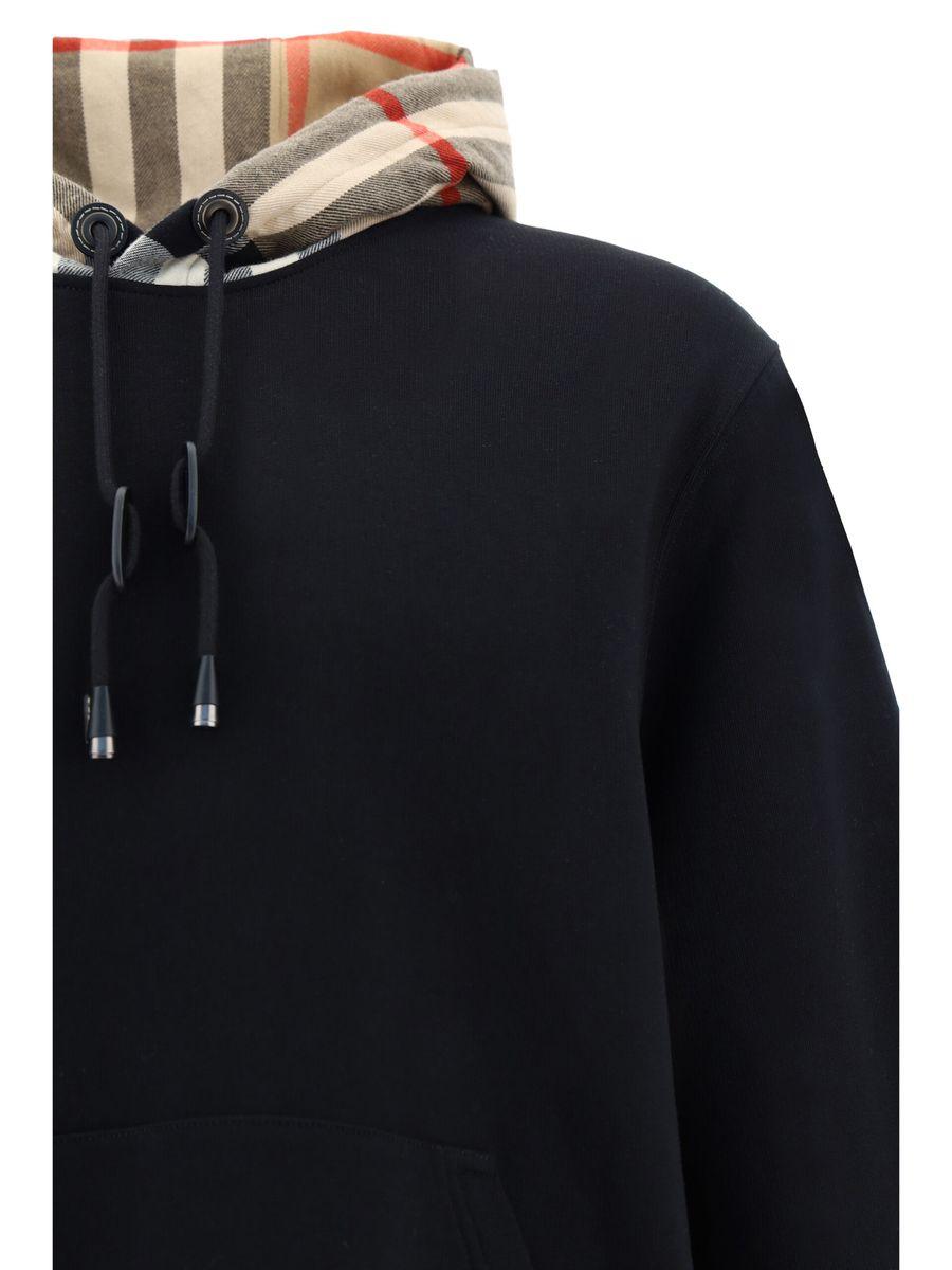 Burberry Elegant Oversize Black Samuel Hoodie - Arichezz.store