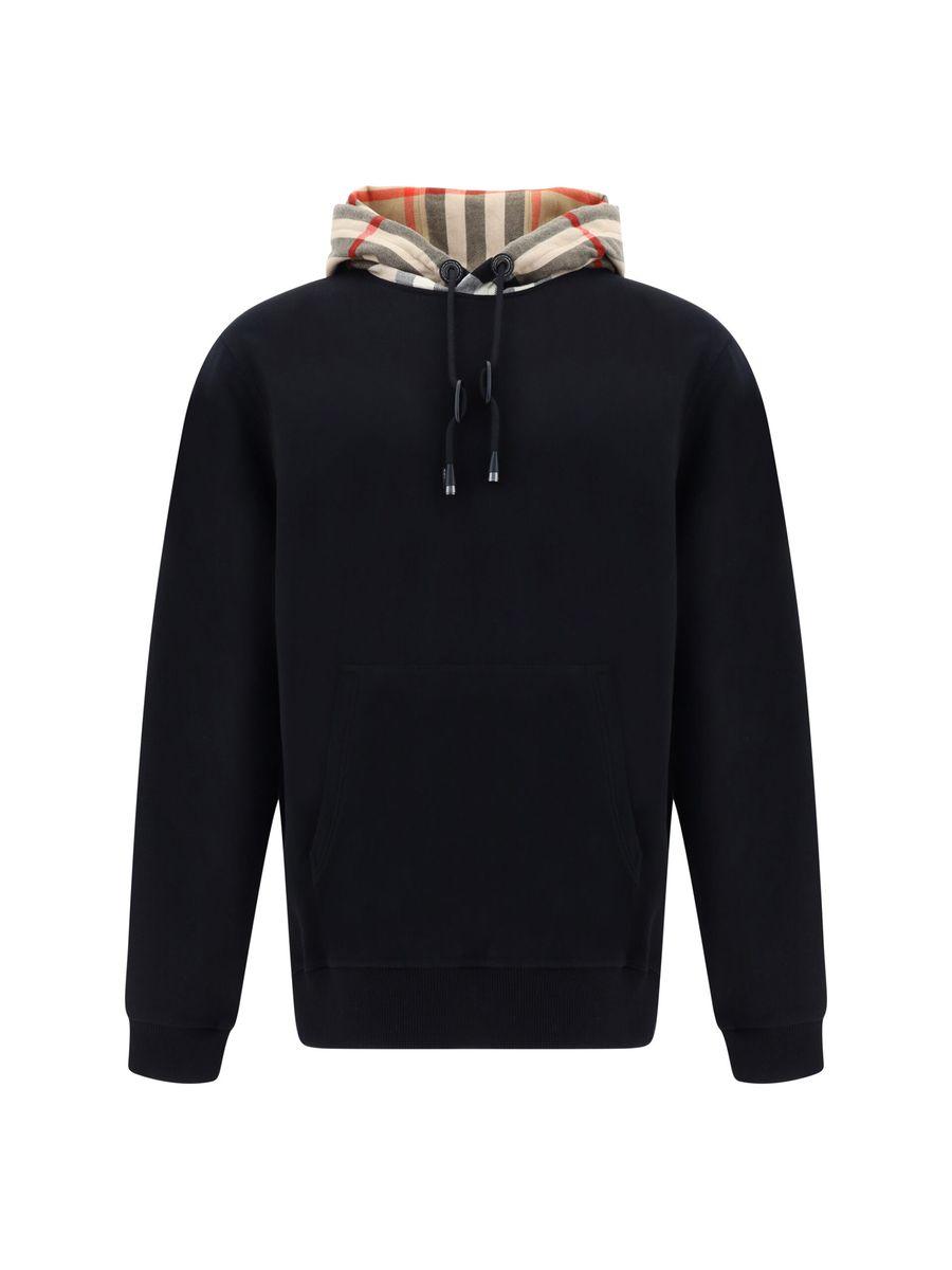 Burberry Elegant Oversize Black Samuel Hoodie - Arichezz.store