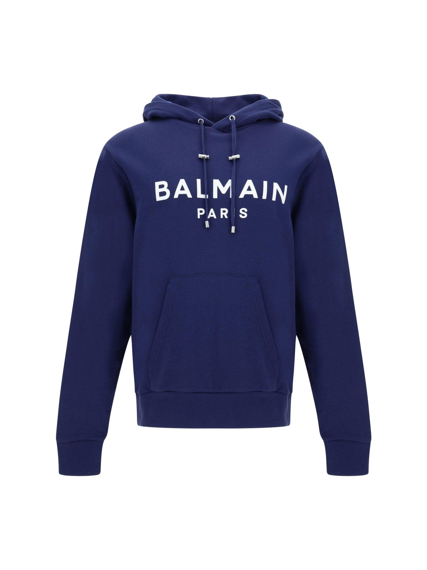 Balmain Elegant Navy Blue Monogram Hoodie - Arichezz.store