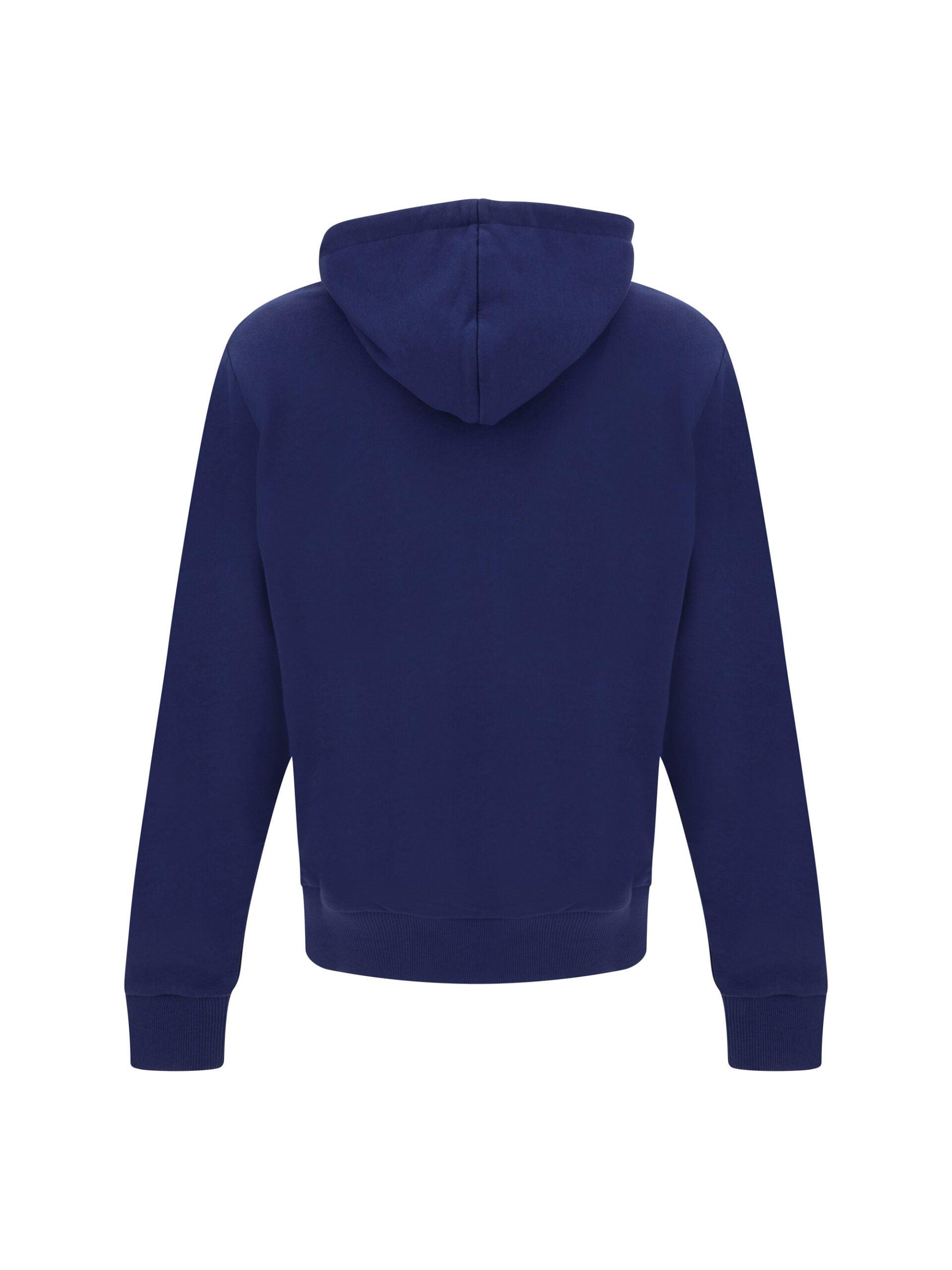 Balmain Elegant Navy Blue Monogram Hoodie - Arichezz.store