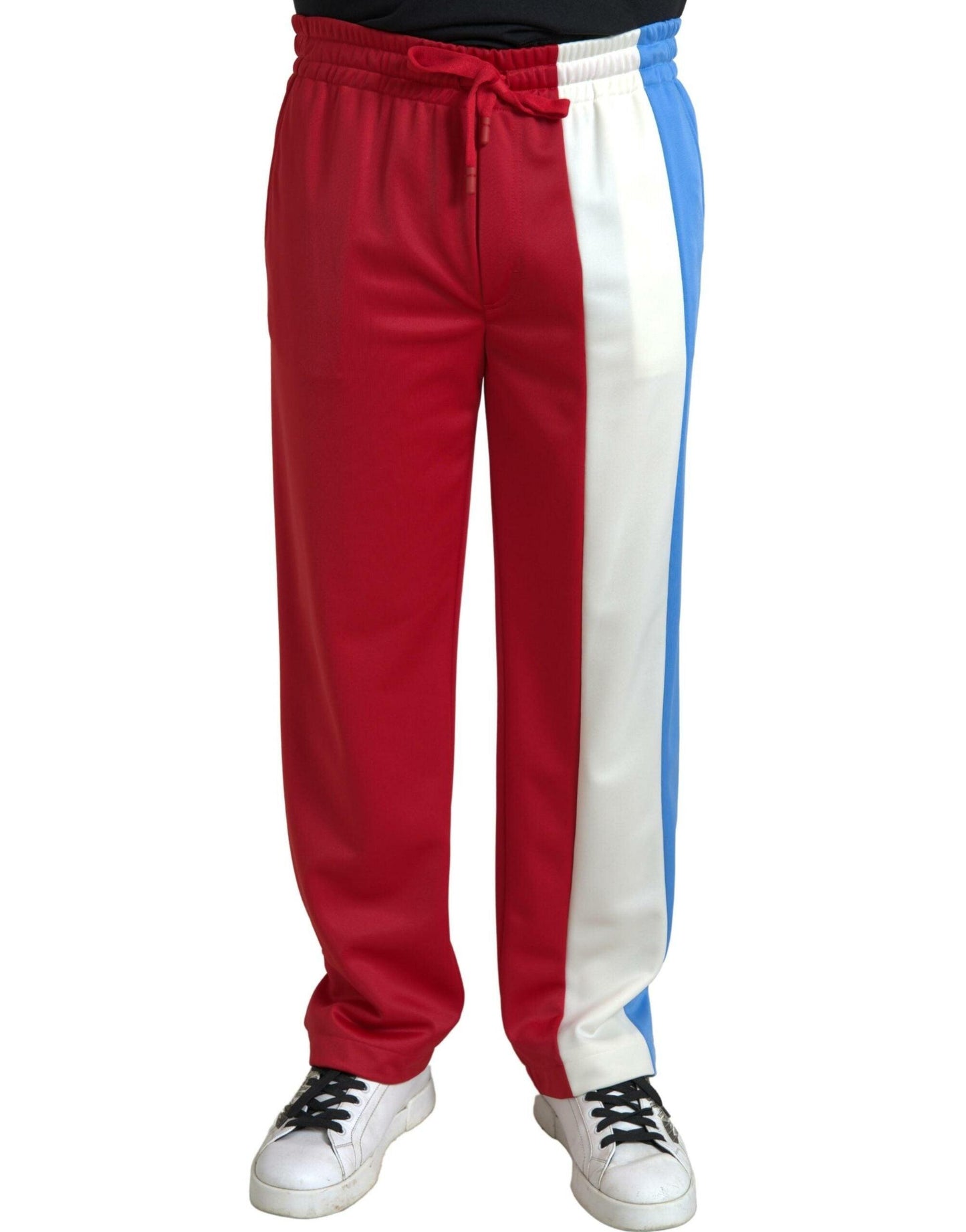 Dolce & Gabbana Elegant Striped Drawstring Sweatpants - Arichezz.store