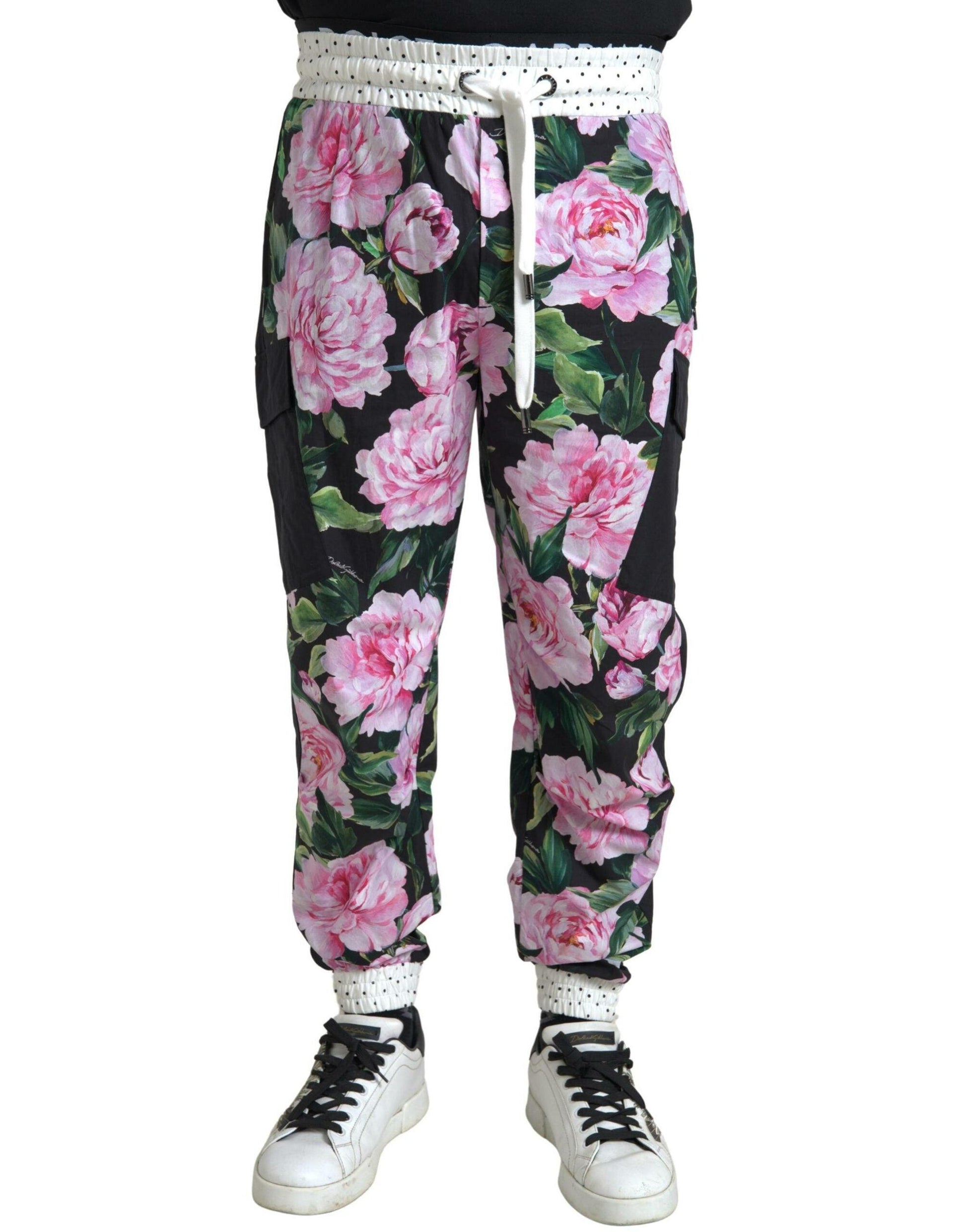 Dolce & Gabbana Elegant Multicolor Cotton Joggers - Arichezz.store