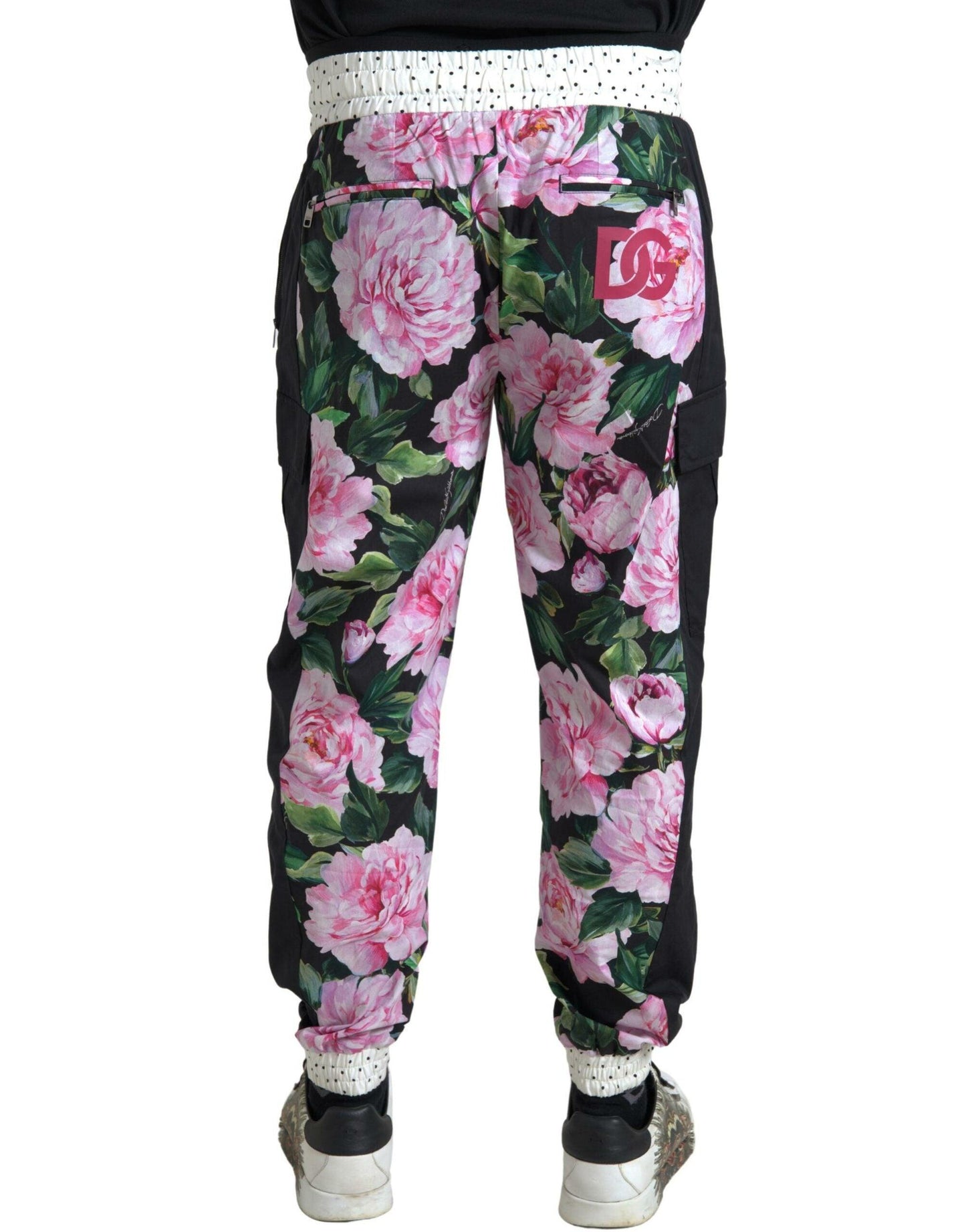 Dolce & Gabbana Elegant Multicolor Cotton Joggers - Arichezz.store