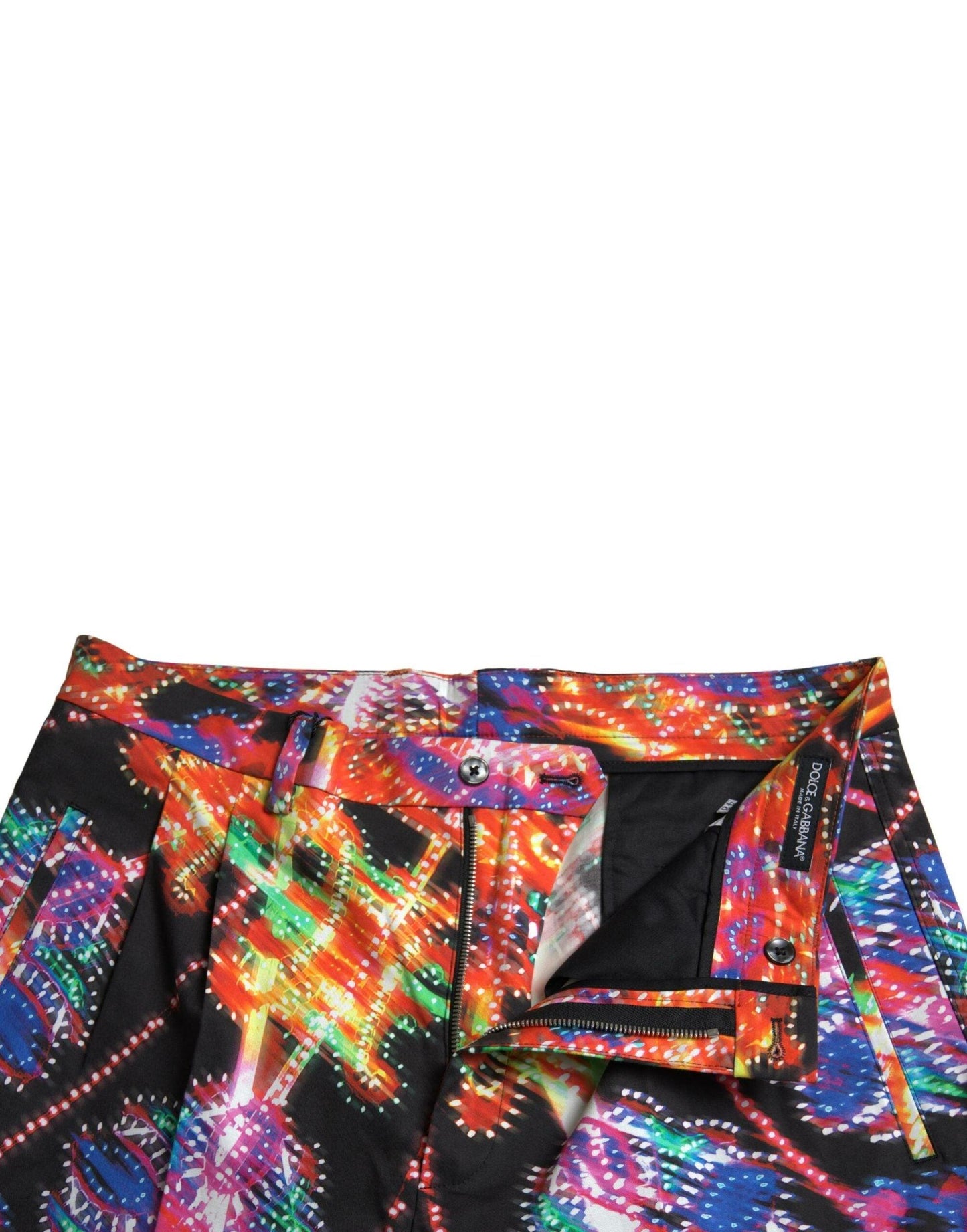 Dolce & Gabbana Multicolor Printed Bermuda Shorts - Arichezz.store