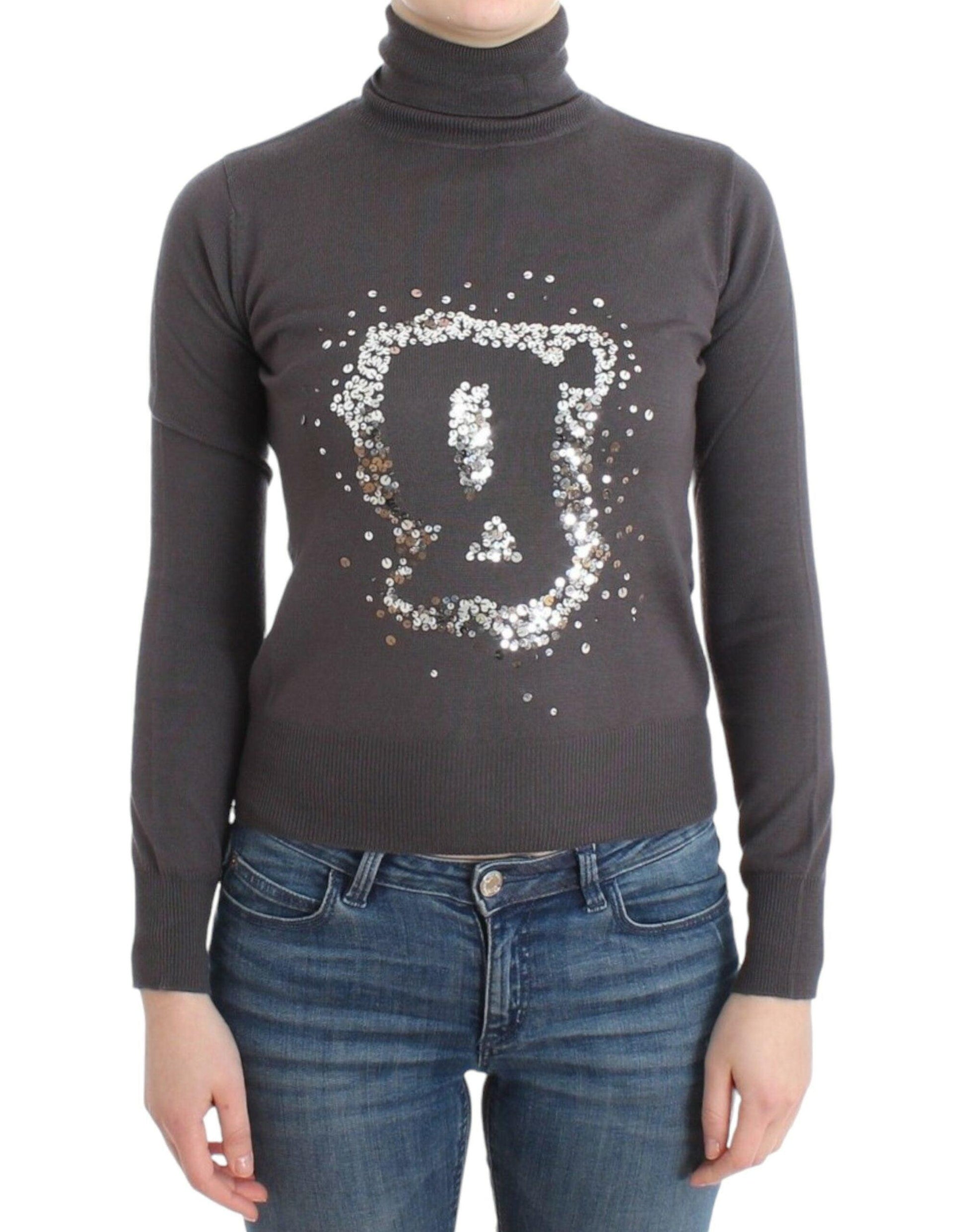 John Galliano Elegant Virgin Wool Turtleneck Sweater - Arichezz.store