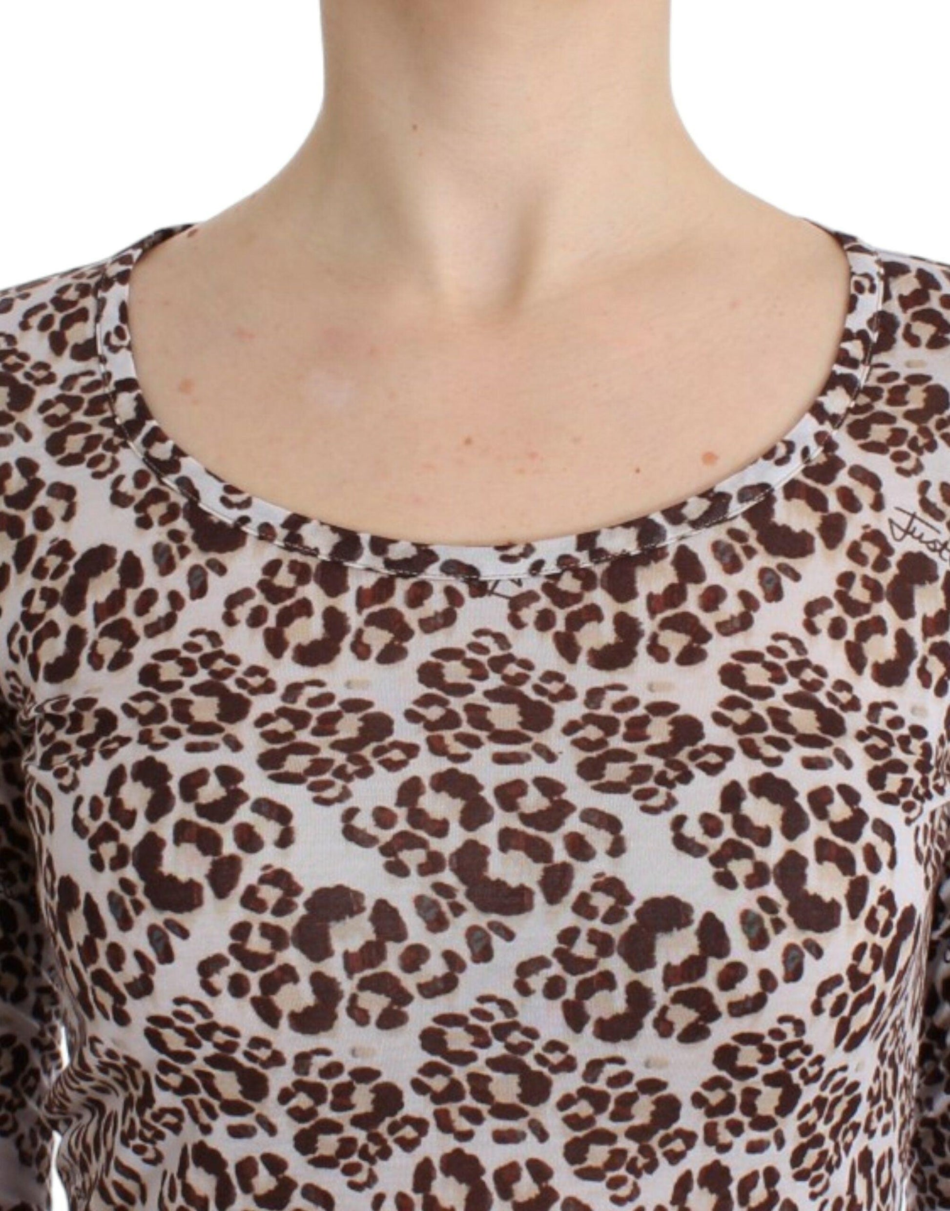 Cavalli Elegant Floral Lace Longsleeve Top - Arichezz.store