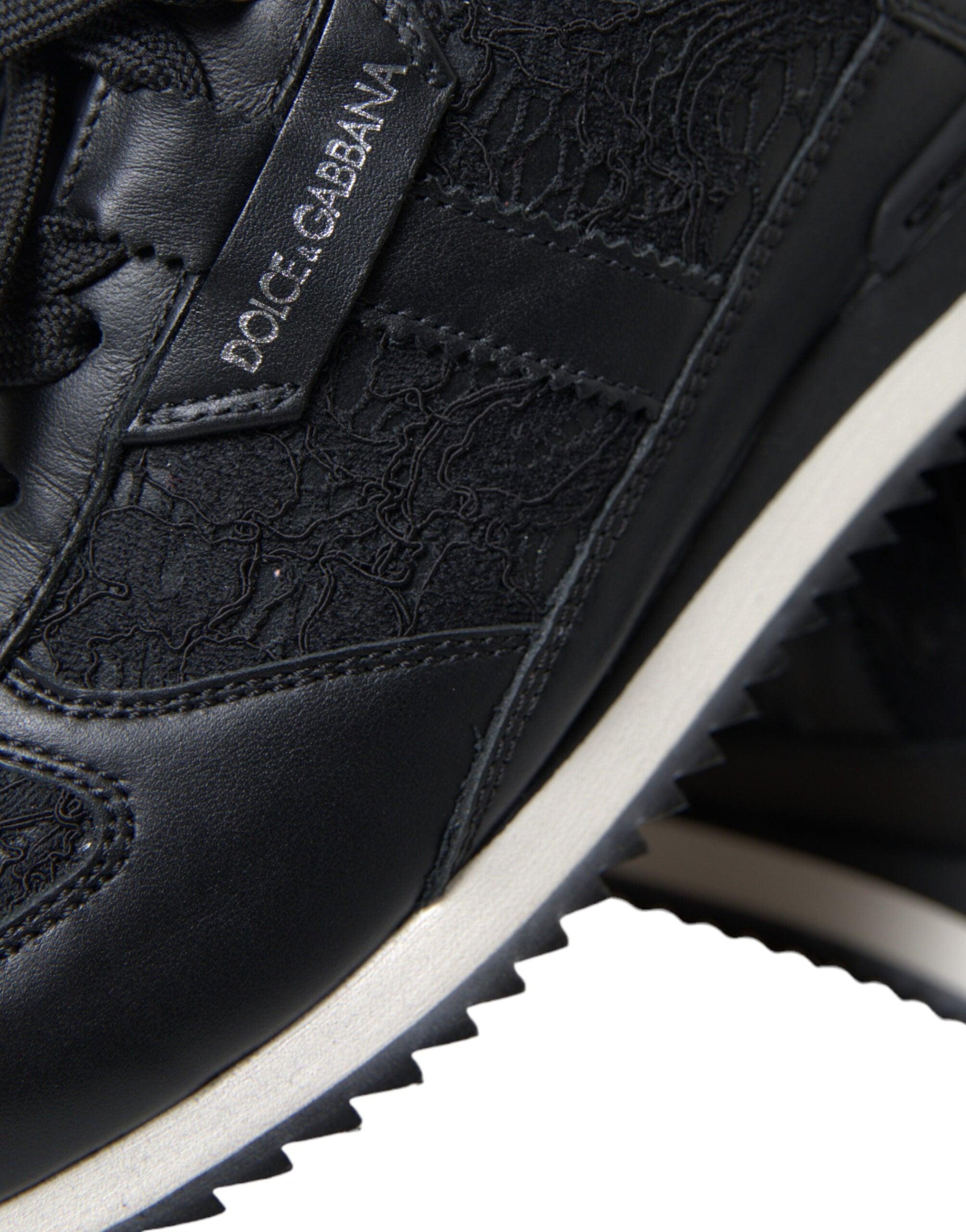 Dolce & Gabbana Elegant Black Classic Sneakers - Arichezz.store