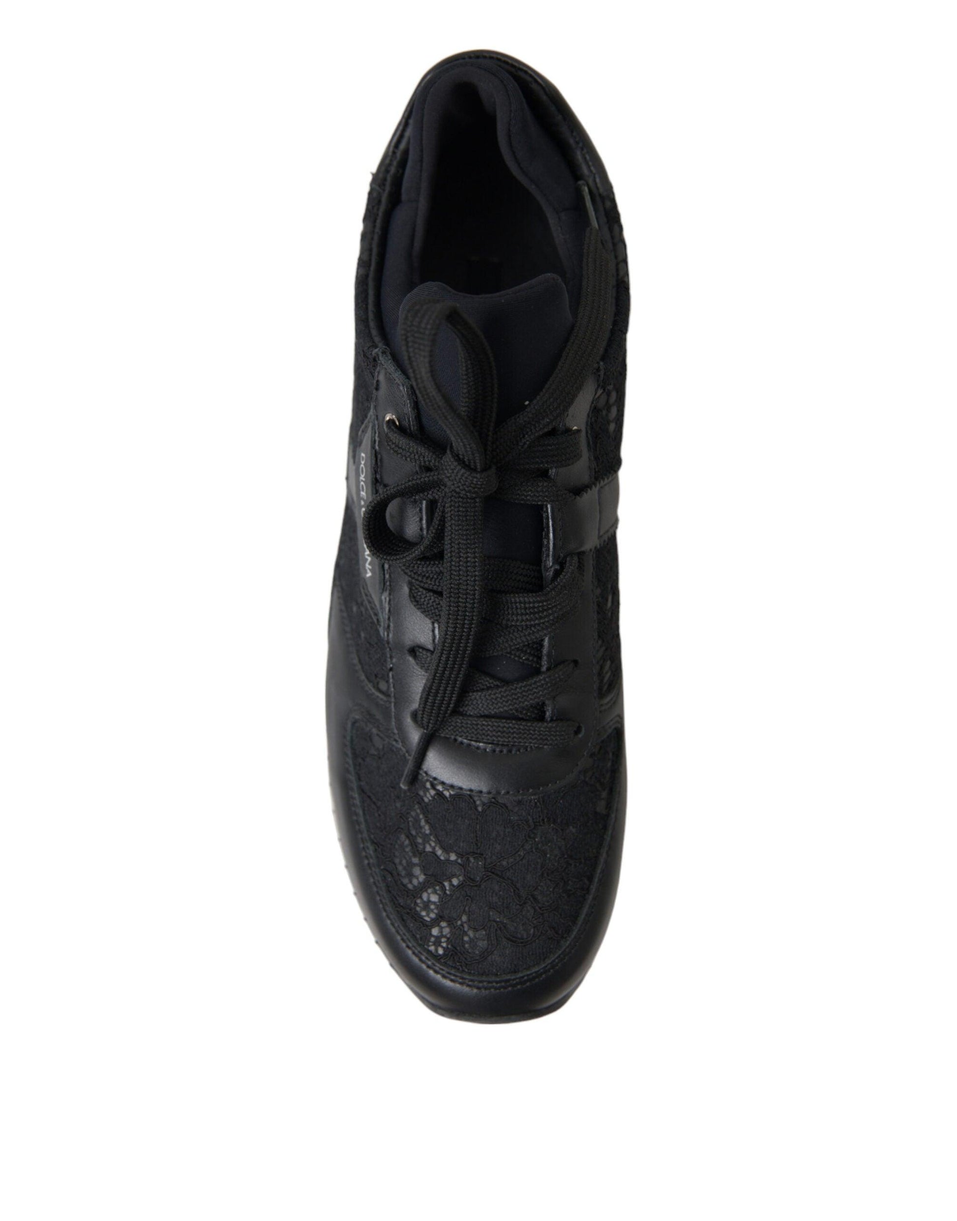 Dolce & Gabbana Elegant Black Classic Sneakers - Arichezz.store