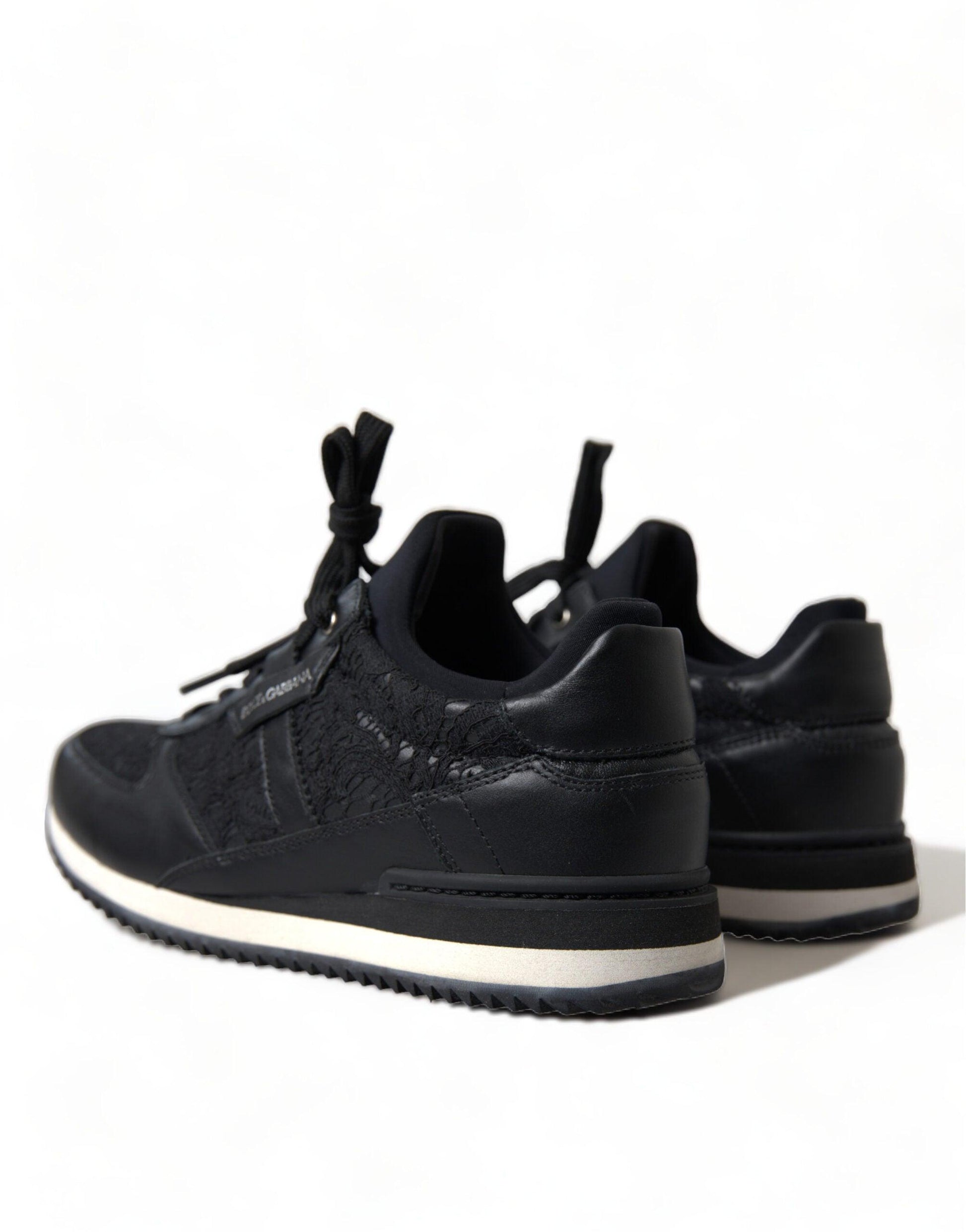 Dolce & Gabbana Elegant Black Classic Sneakers - Arichezz.store