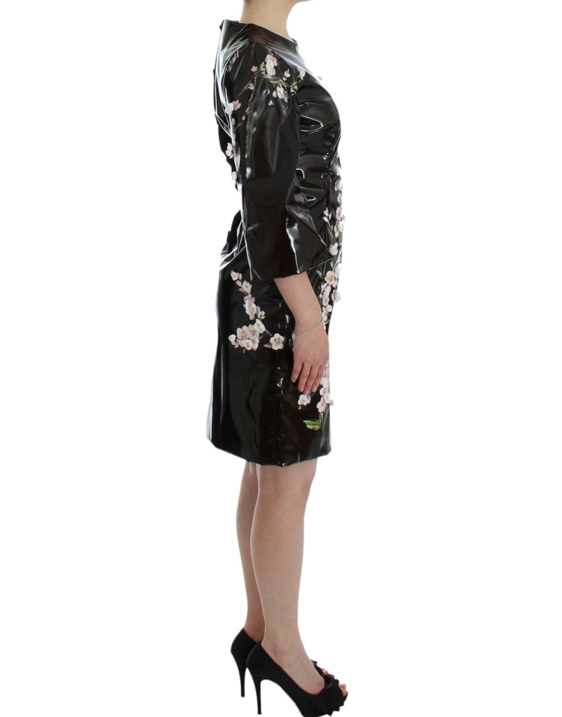 Dolce & Gabbana Elegant Floral Sheath Cocktail Dress - Arichezz.store