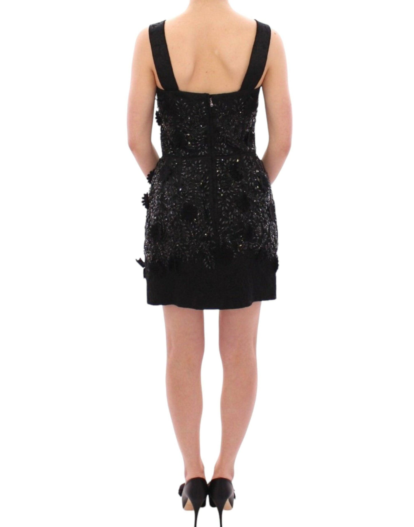 Dolce & Gabbana Elegant Sequined Mini Shift Dress - Arichezz.store