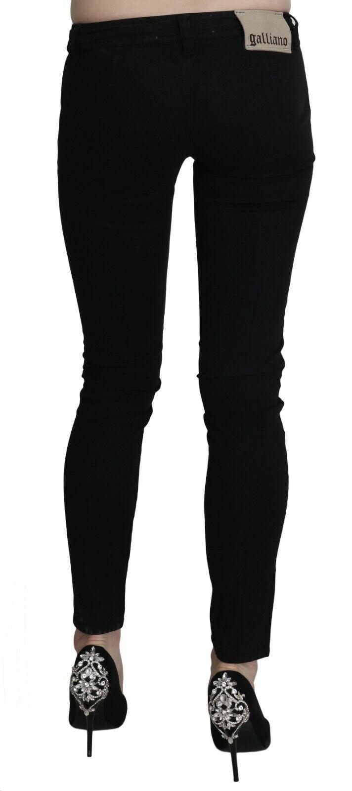 Dolce & Gabbana Chic Black Low Waist Slim Fit Skinny Jeans - Arichezz.store