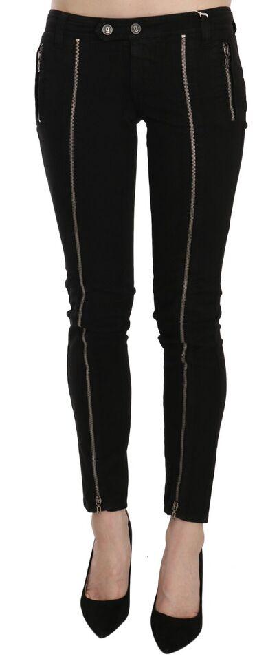 Dolce & Gabbana Chic Black Low Waist Slim Fit Skinny Jeans - Arichezz.store