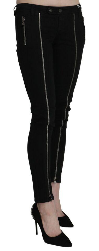 Dolce & Gabbana Chic Black Low Waist Slim Fit Skinny Jeans - Arichezz.store