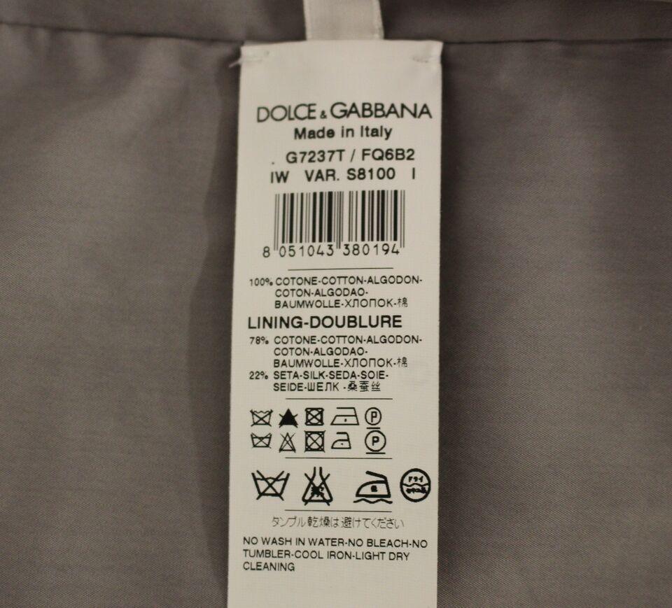 Dolce & Gabbana Elegant Gray Slim Fit Dress Vest - Arichezz.store