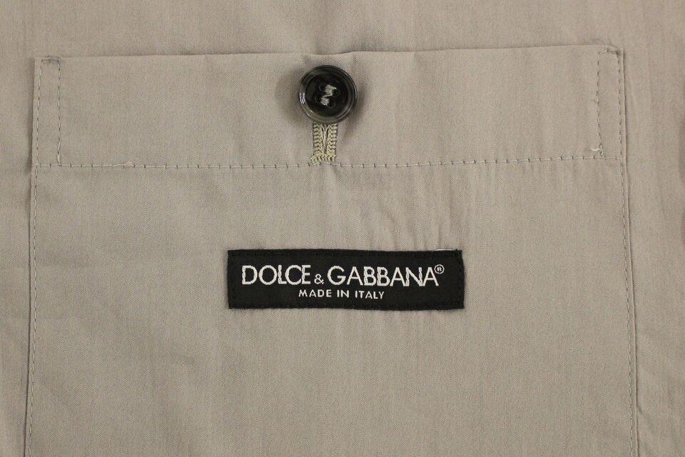 Dolce & Gabbana Elegant Gray Slim Fit Dress Vest - Arichezz.store