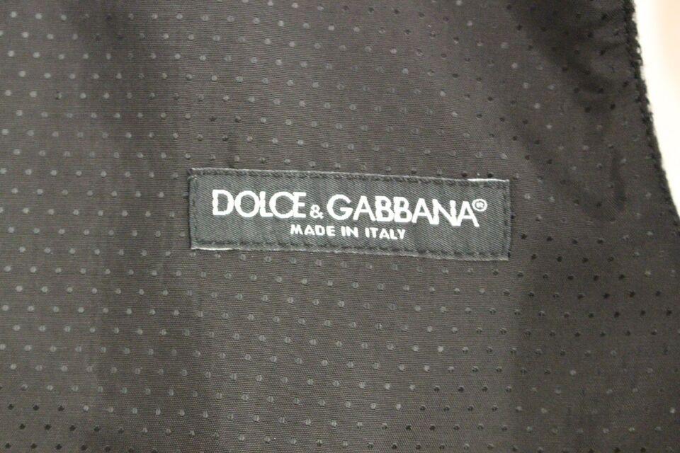 Dolce & Gabbana Elegant Single Breasted Gray Dress Vest - Arichezz.store