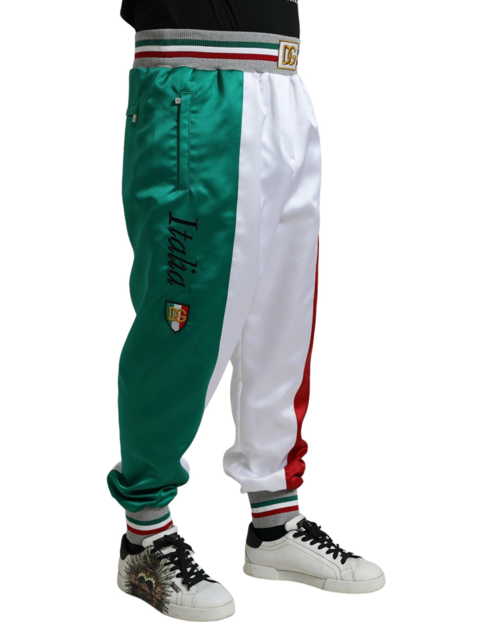 Dolce & Gabbana Italian Stripe Jogger Trousers - Arichezz.store