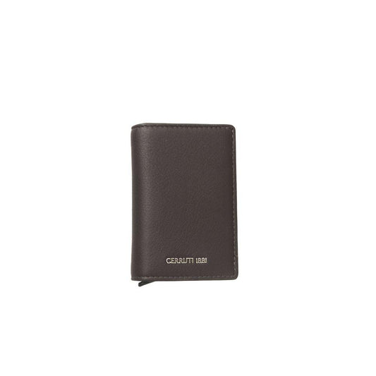 Cerruti 1881 Brown Leather Men's Wallet - Arichezz.store