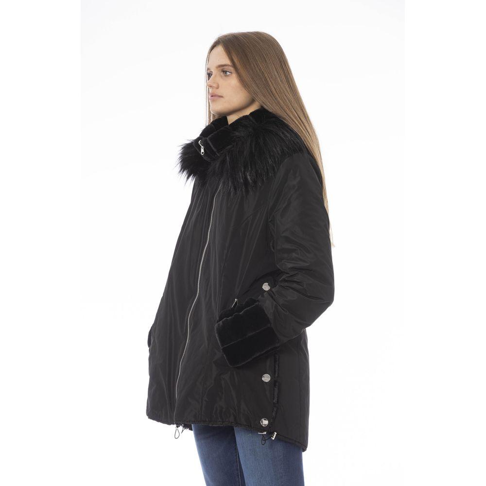 Baldinini Trend Black Polyester Women Jacket - Arichezz.store