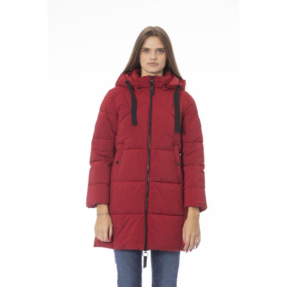 Baldinini Trend Red Polyester Women Jacket - Arichezz.store