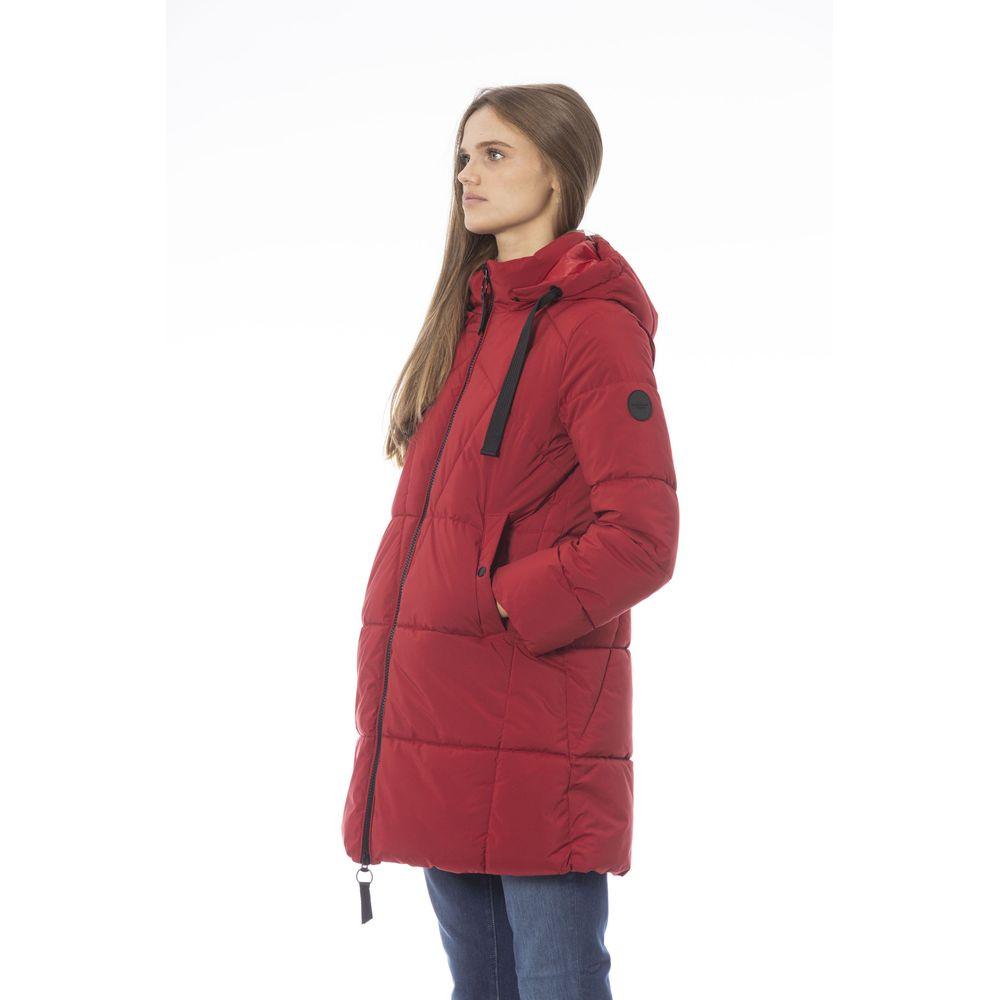 Baldinini Trend Red Polyester Women Jacket - Arichezz.store