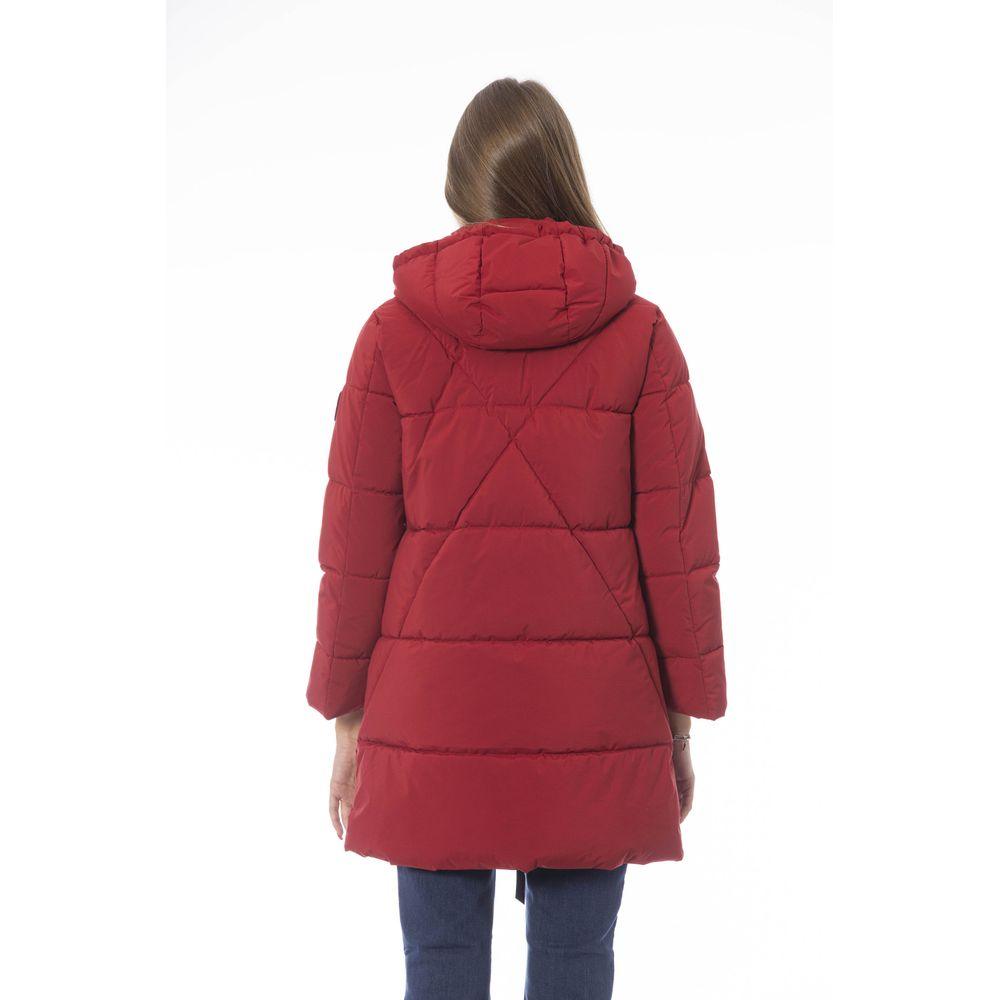 Baldinini Trend Red Polyester Women Jacket - Arichezz.store