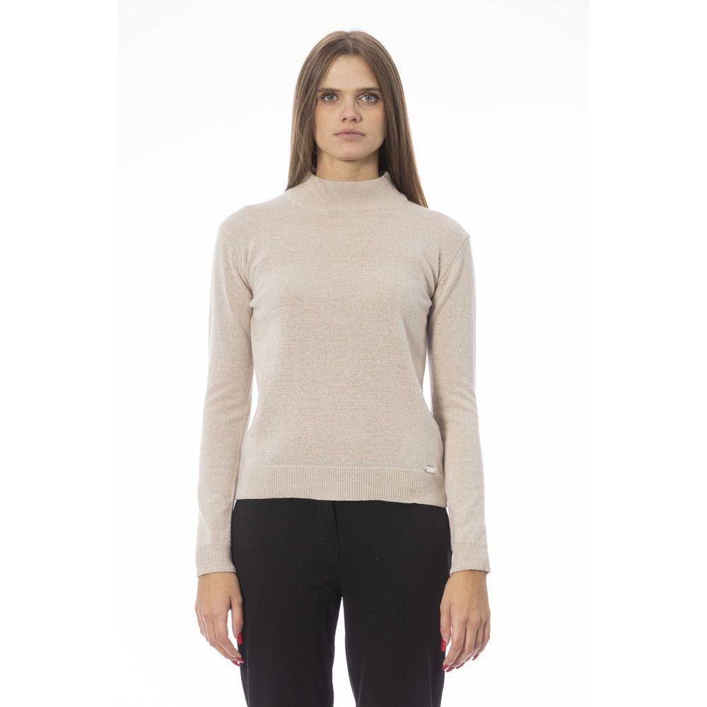 Baldinini Trend Beige Cashmere Women Sweater - Arichezz.store