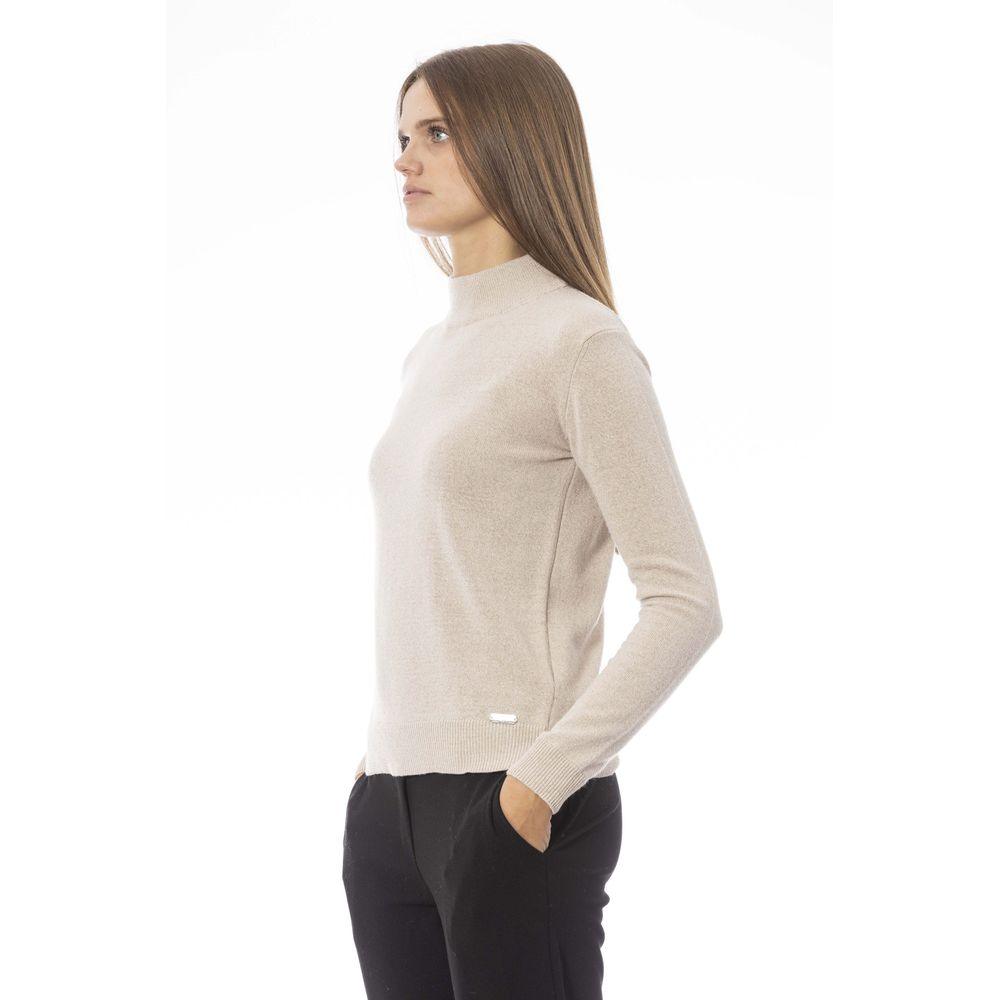 Baldinini Trend Beige Cashmere Women Sweater - Arichezz.store