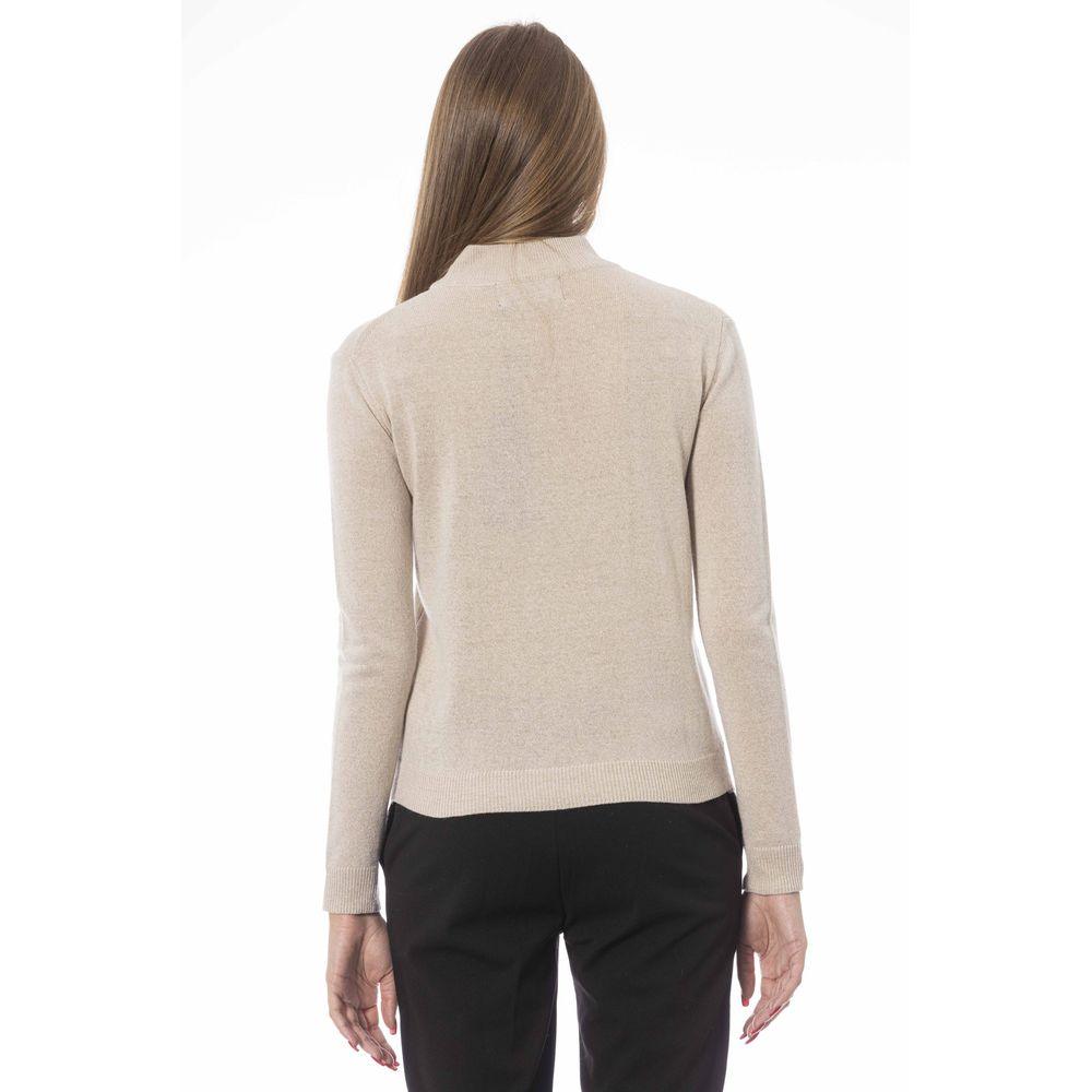 Baldinini Trend Beige Cashmere Women Sweater - Arichezz.store