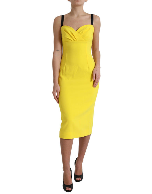 Dolce & Gabbana Sunshine Chic Sleeveless Midi Dress - Arichezz.store